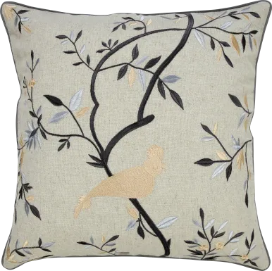 Goldpaw Cream Accent Pillow