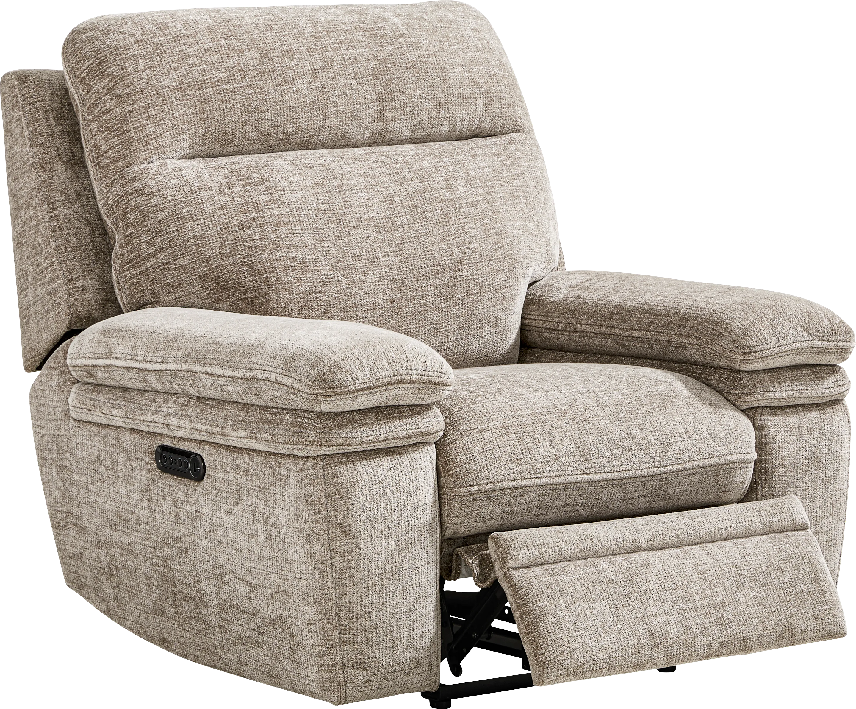 Anaheim Latte Dual Power Recliner - Thumbnail - Image 1