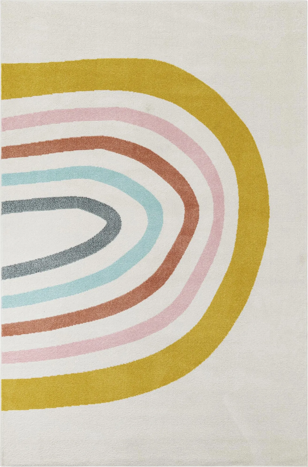 Kids Smileworth Multi 6'1 x 9' Rug - Thumbnail - Image 1