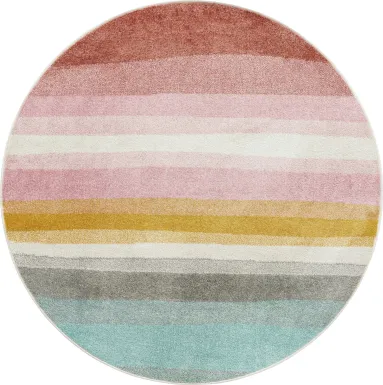 Kids Rainwares Multi 5'3 Round Rug
