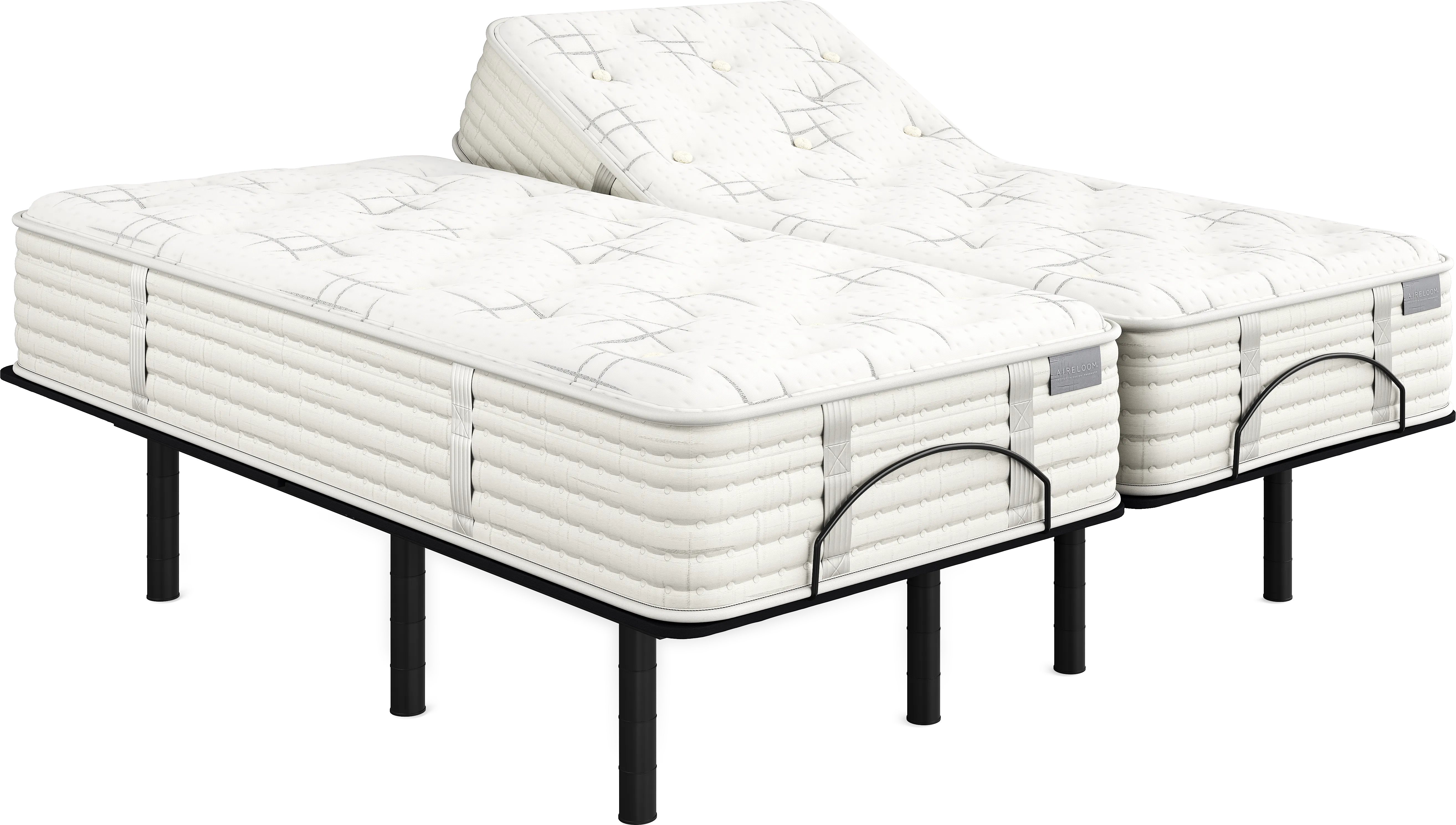 Aireloom Carmel Split King Mattress Set with Head Up Only Base - Thumbnail - Image 1