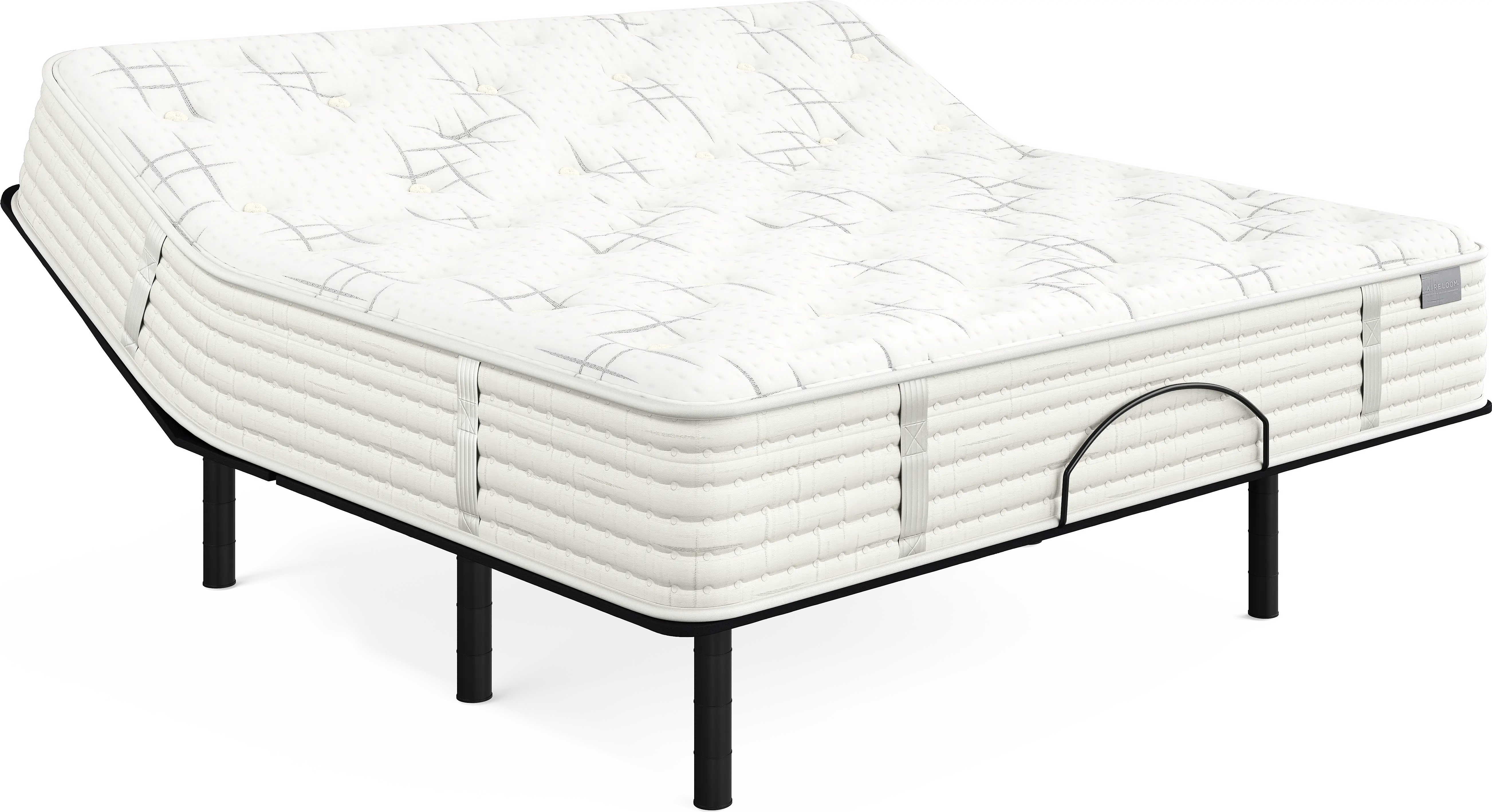 Aireloom Carmel King Mattress Set with Head Up Only Base - Thumbnail - Image 1