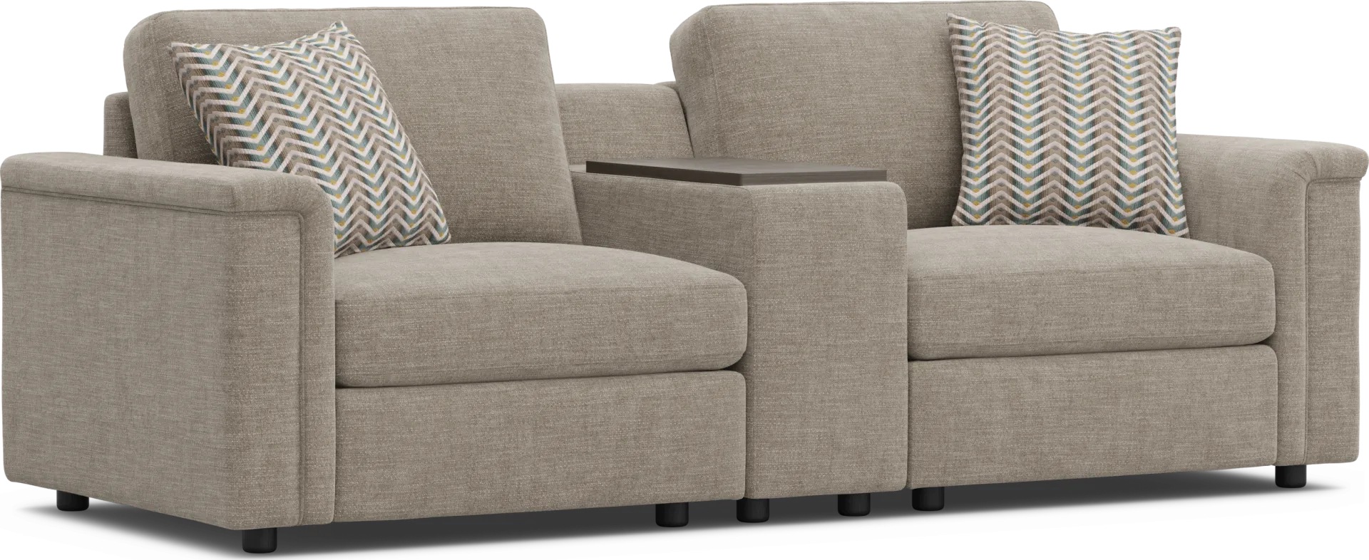 Beige 3 Pc Tempo Modular - Image 1