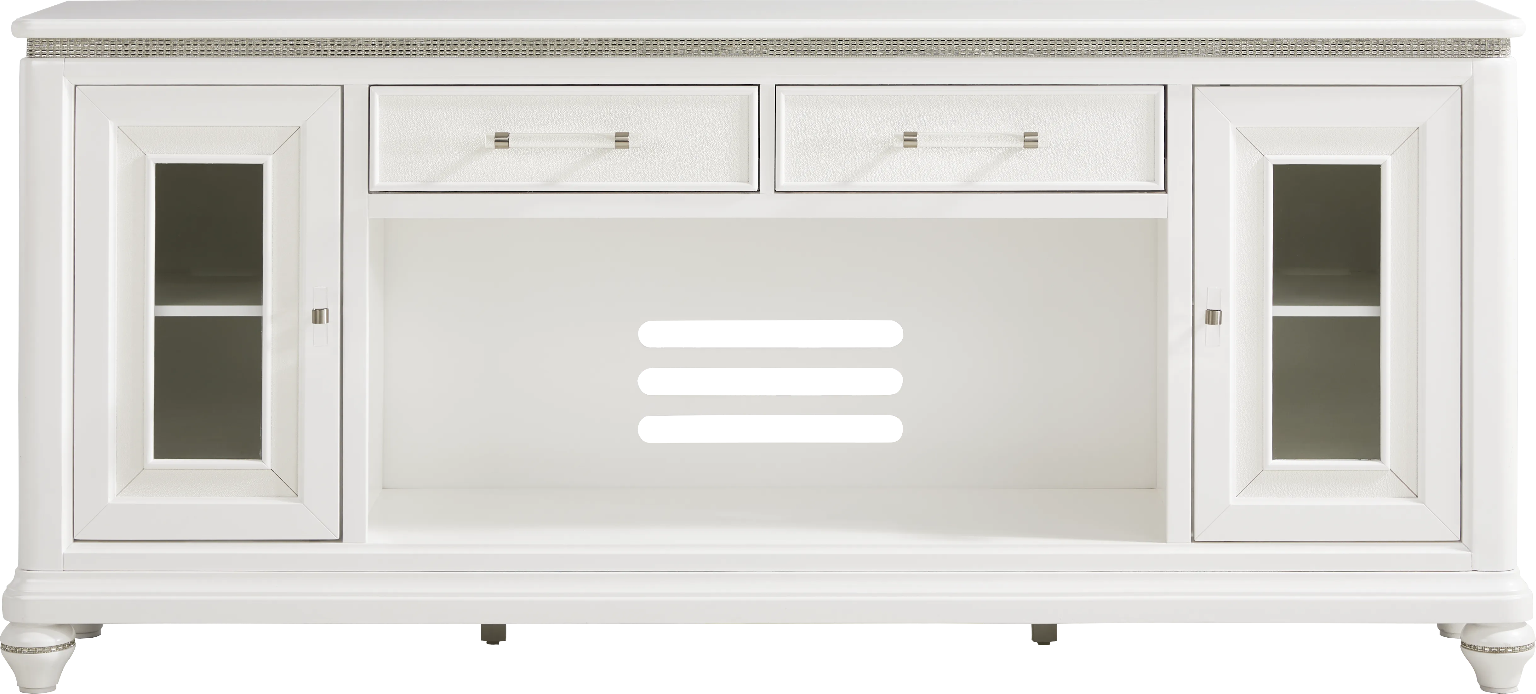 Starlet Lane White 80 in. Console - Thumbnail - Image 1