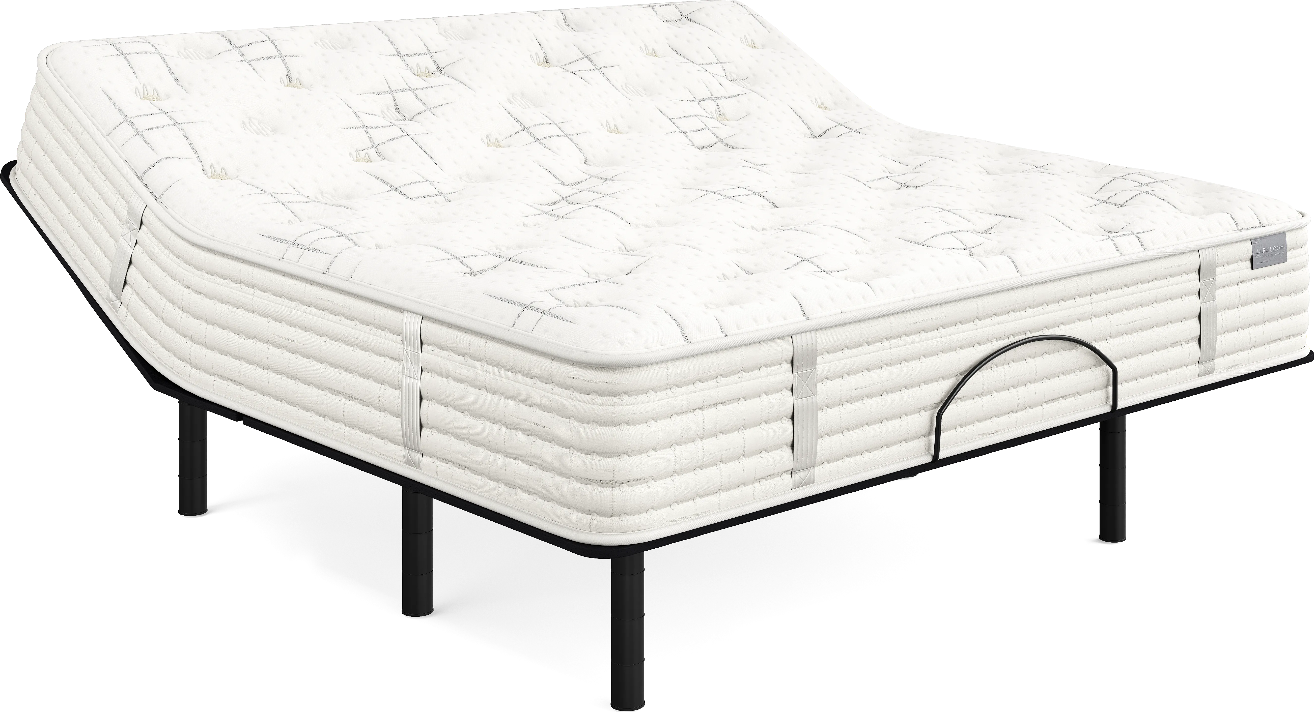 Aireloom Napa Valley King Mattress Set with Head Up Only Base - Thumbnail - Image 1