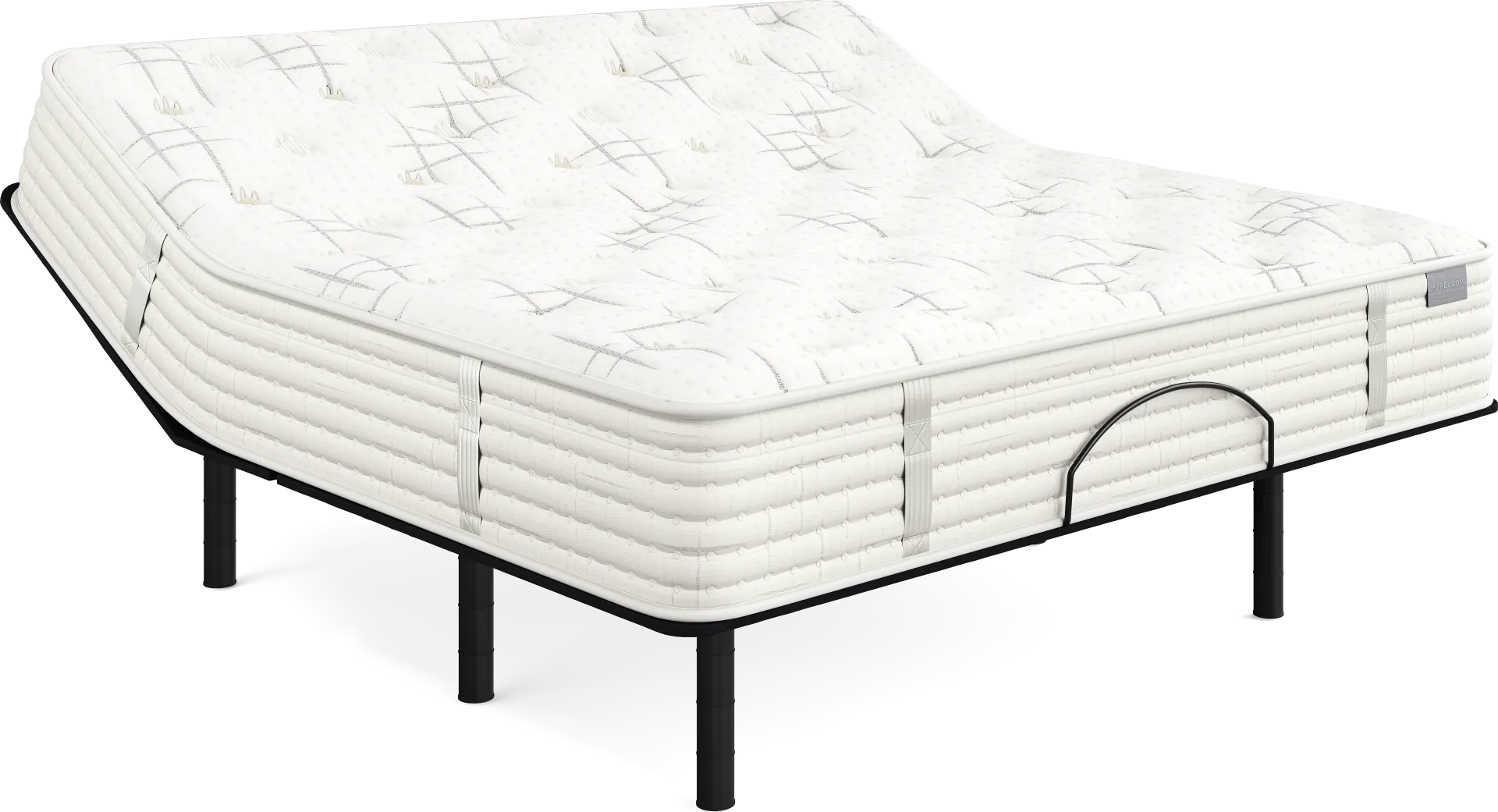 Aireloom Napa Valley King Mattress Set with Head Up Only Base - Image 1