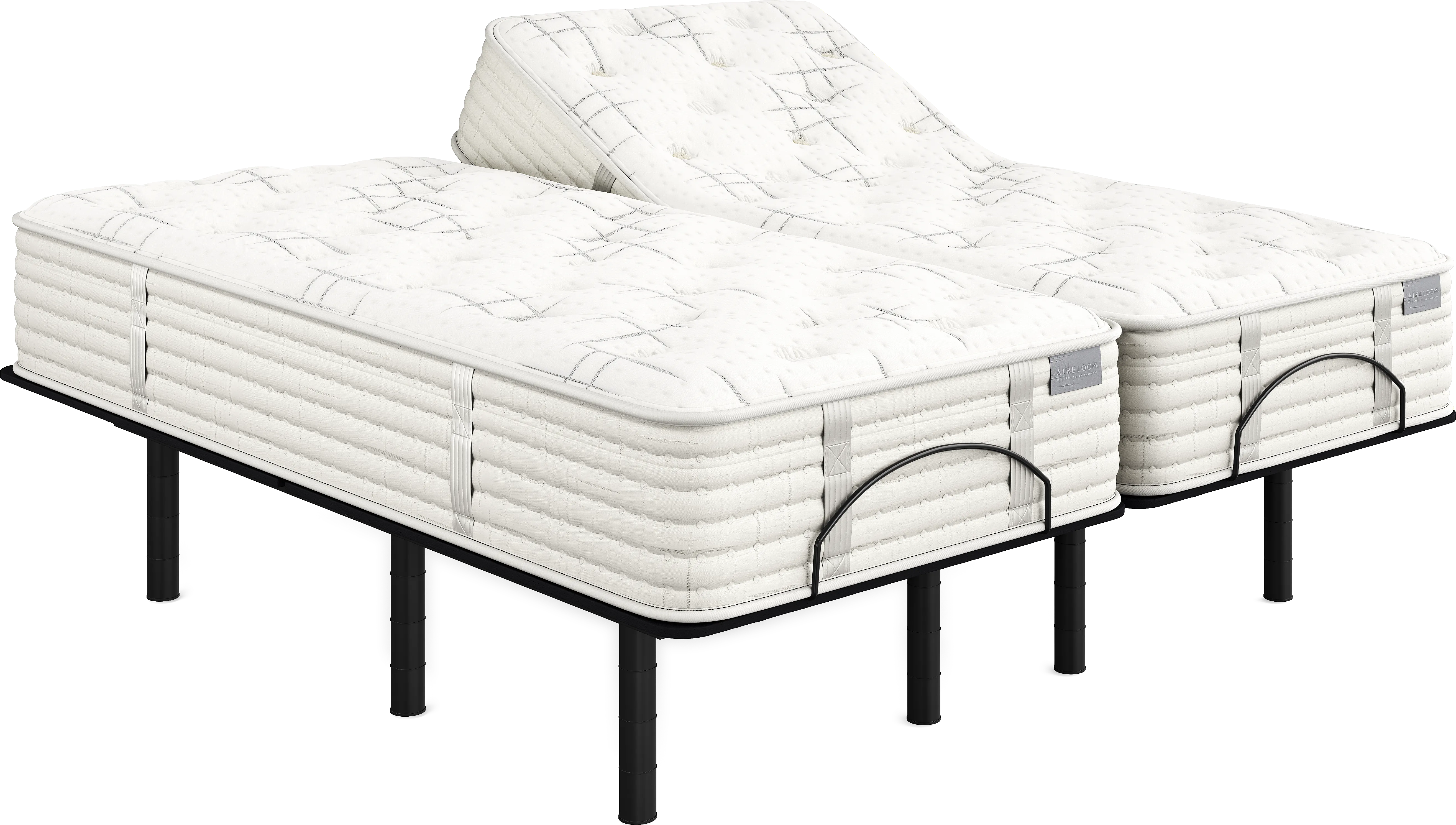 Aireloom Marin Split King Mattress Set with Head Up Only Base - Thumbnail - Image 1