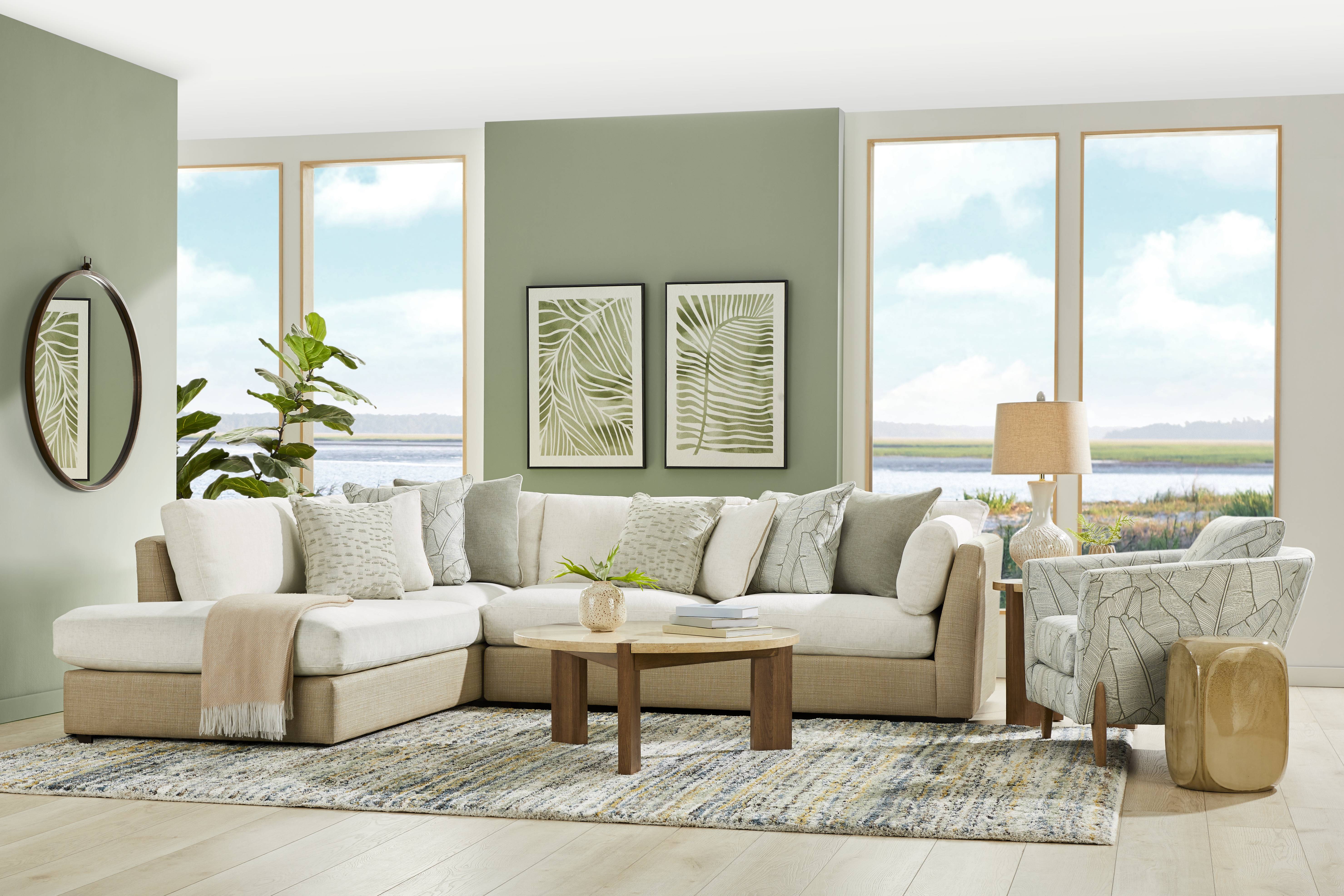 Corsica Beige 2 Pc Sectional - Thumbnail - Image 2