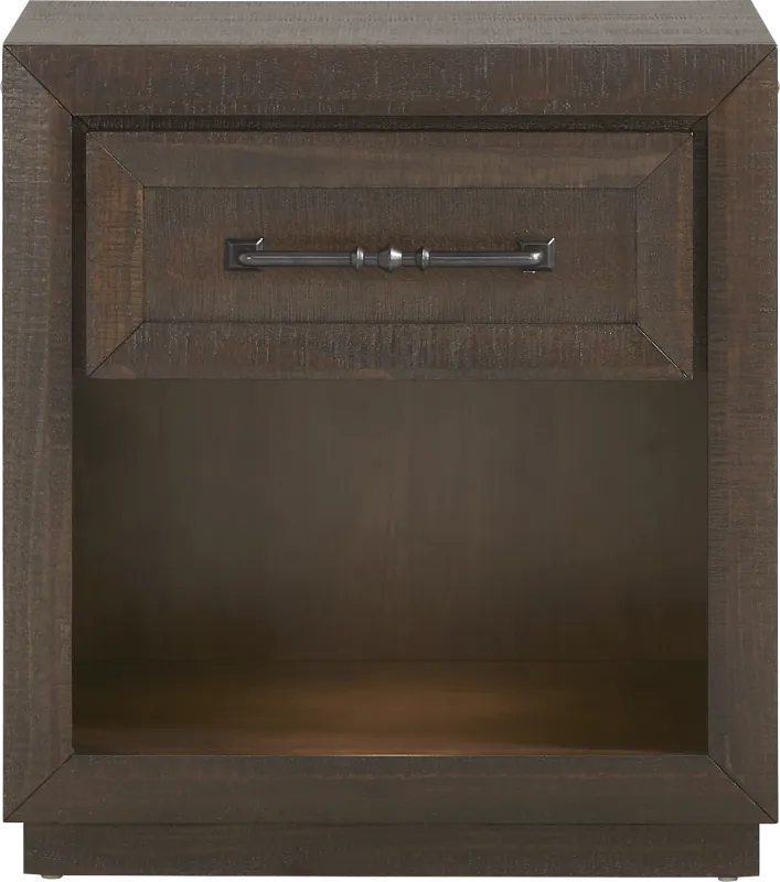 Mckinnon Dark Brown Nightstand