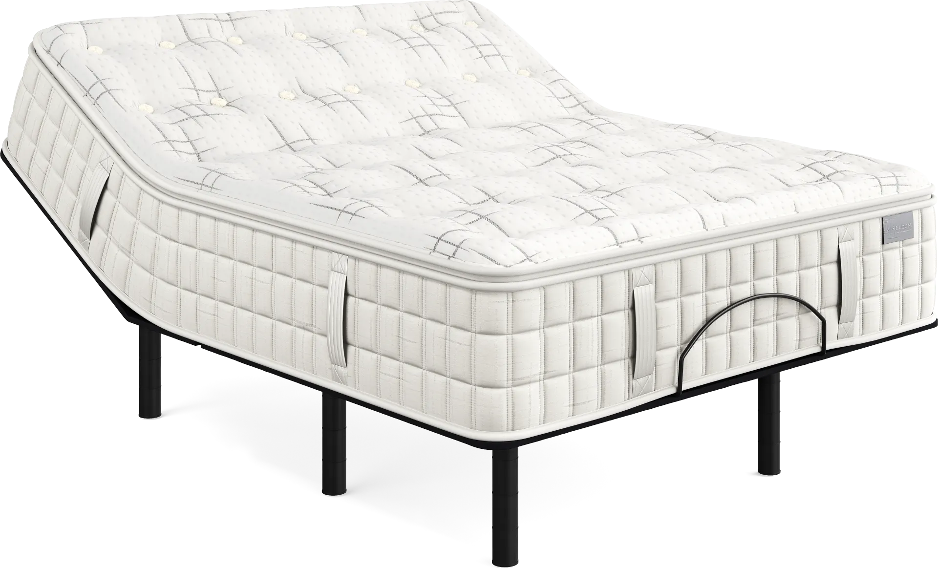 Aireloom Spanish Bay Queen Mattress Set with Head Up Only Base - Image 1