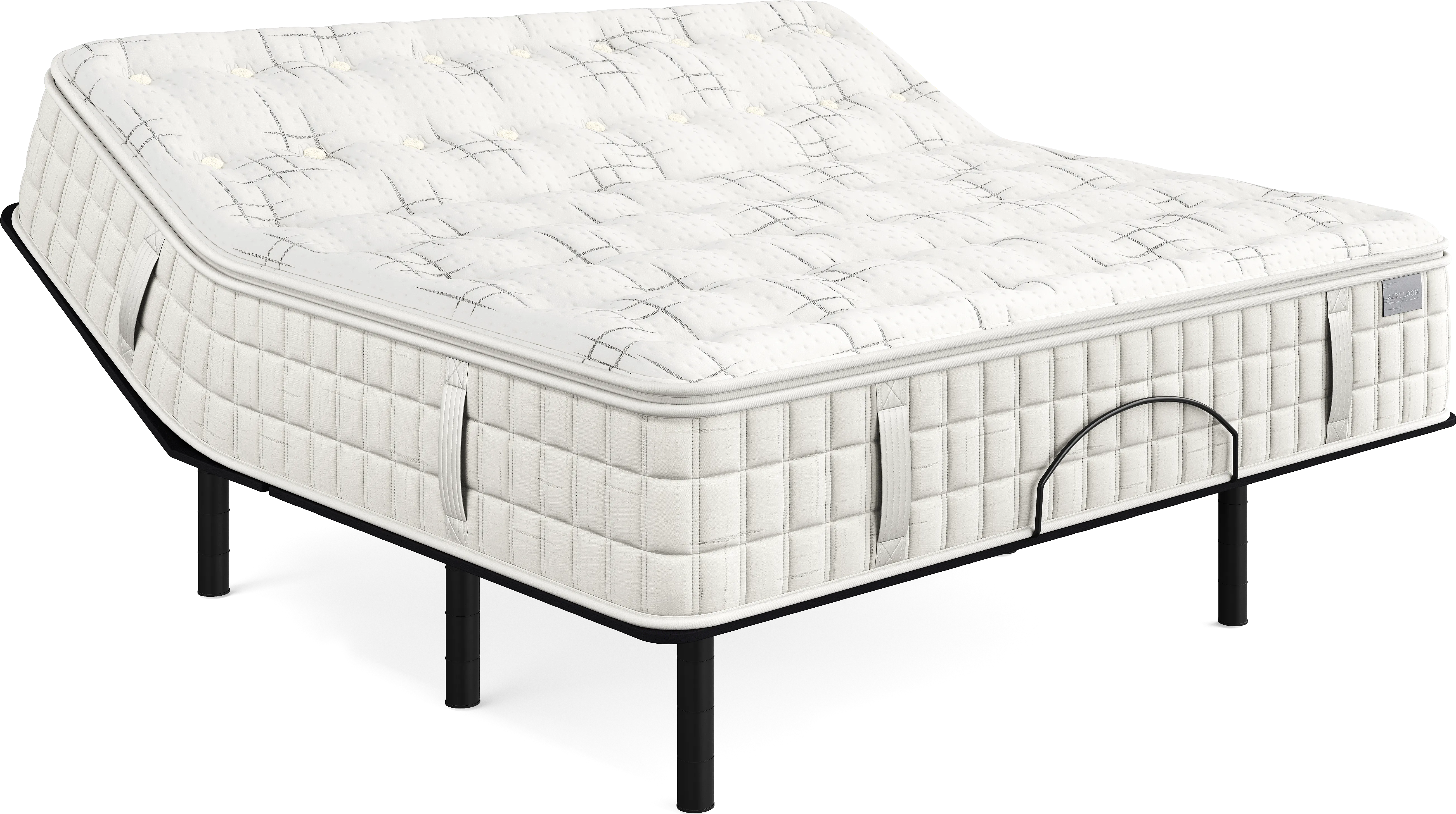 Aireloom Spanish Bay King Mattress Set with Head Up Only Base - Thumbnail - Image 1