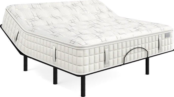 Aireloom Topanga Canyon King Mattress Set with Head Up Only Base
