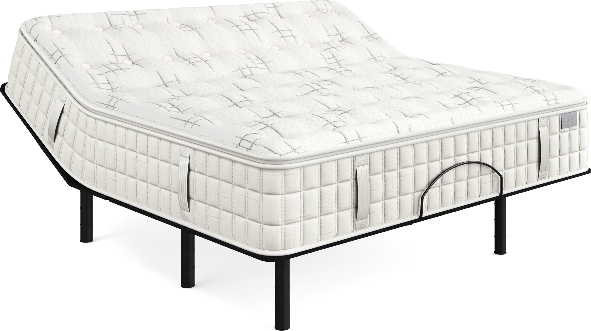 Aireloom Topanga Canyon King Mattress Set with Head Up Only Base - Image 1
