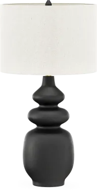 Tevis Black Table Lamp