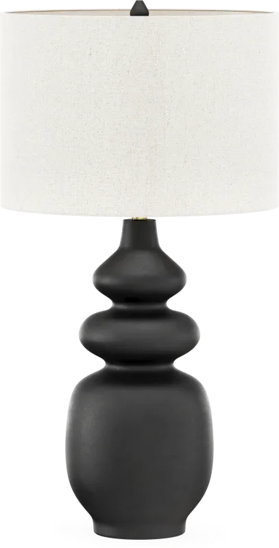Tevis Black Table Lamp