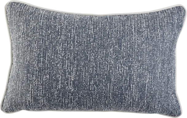 Vista Slate Slate Blue Indoor/Outdoor Kidney Pillow