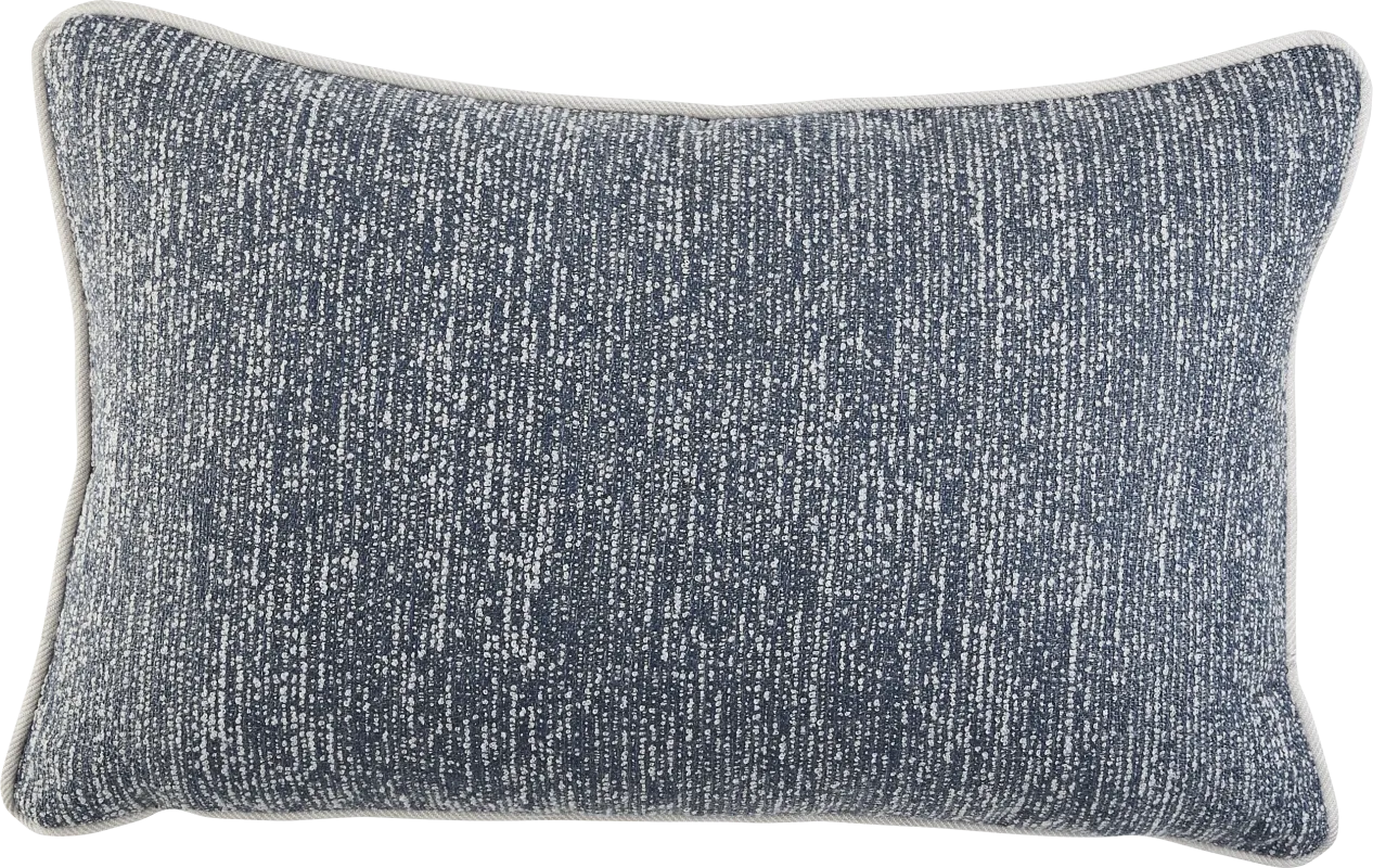 Vista Slate Slate Blue Indoor/Outdoor Kidney Pillow
