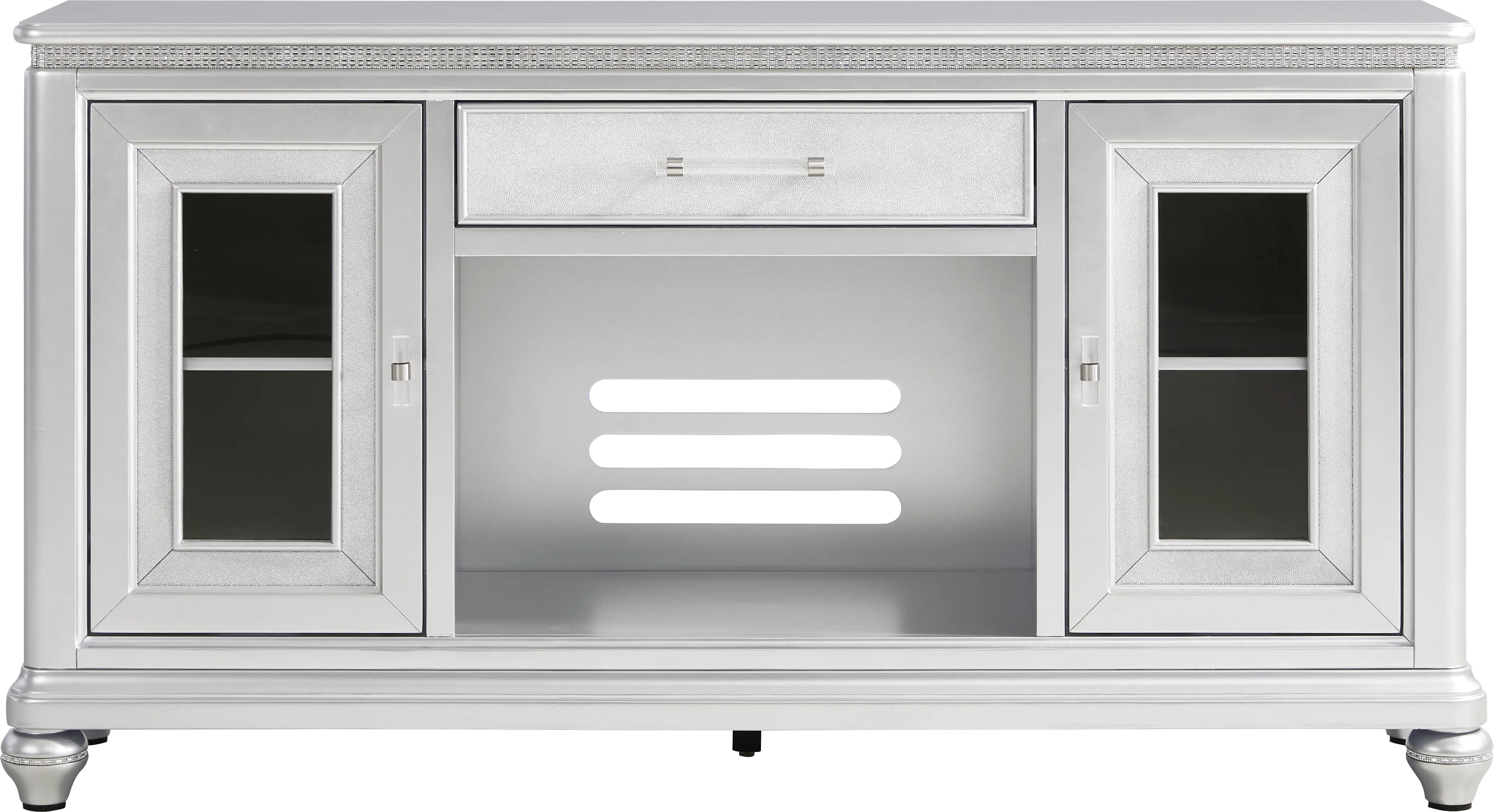 Starlet Lane Silver 66 in. Console - Thumbnail - Image 1