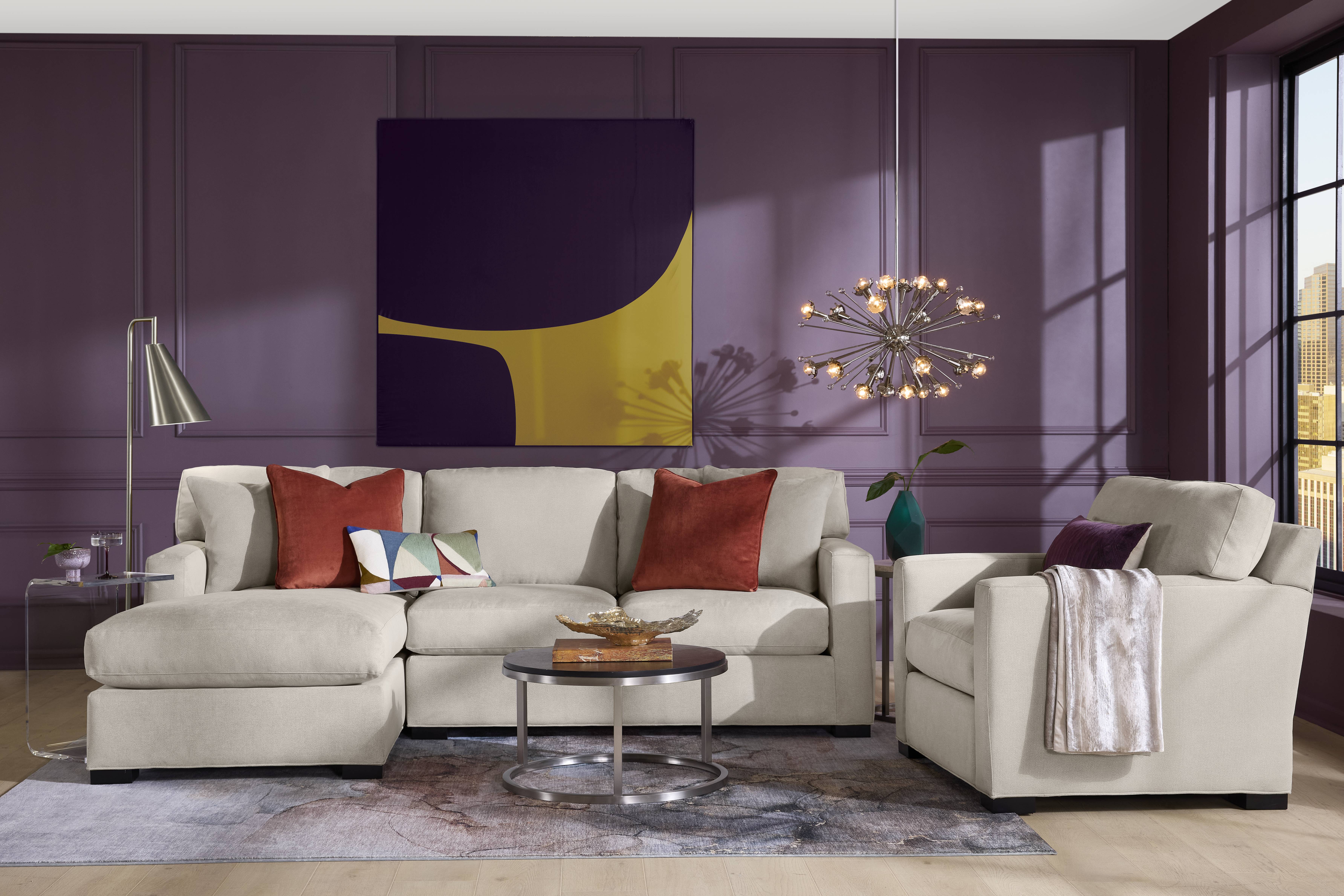 Harmonie Dove 2 Pc Sectional - Thumbnail - Image 2