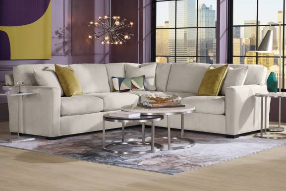 Harmonie Dove 2 Pc Sectional