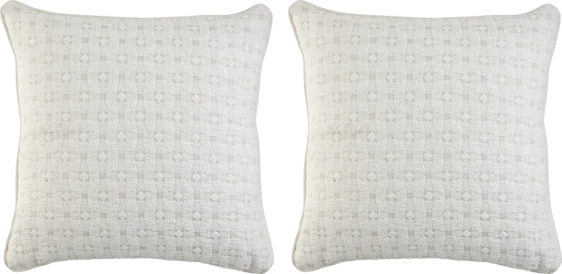 Diamond Pearl Pearl Indoor/Outdoor Accent Pillow, Set of 2
