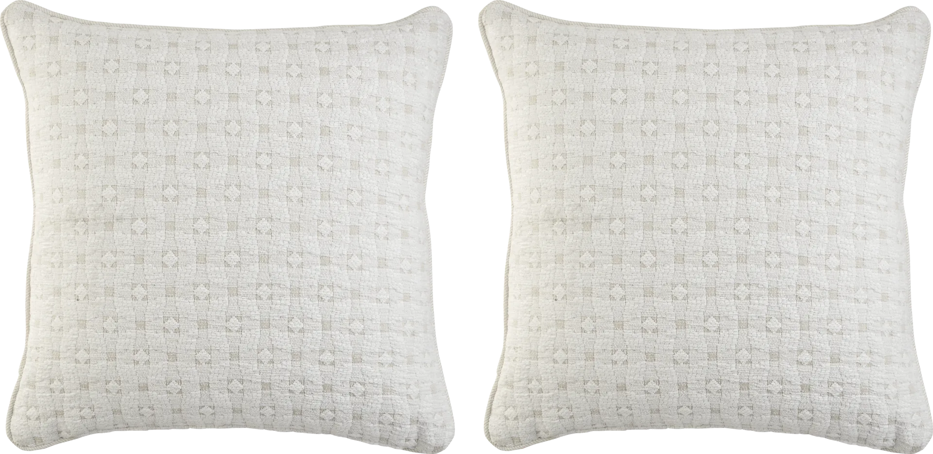 Diamond Pearl Pearl Indoor/Outdoor Accent Pillow, Set of 2 - Image 1