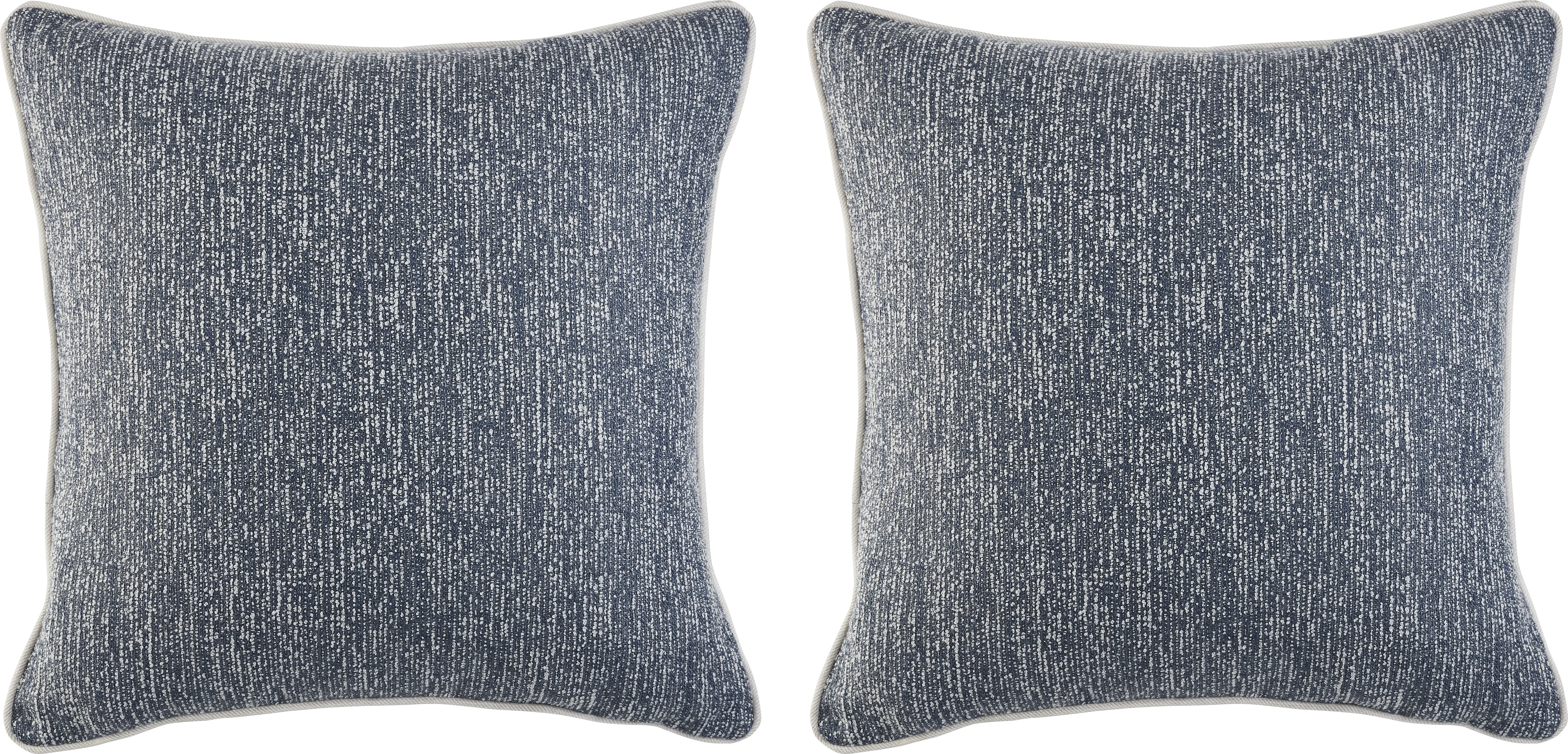 Vista Slate Slate Blue Indoor/Outdoor Accent Pillow, Set of 2 - Thumbnail - Image 1