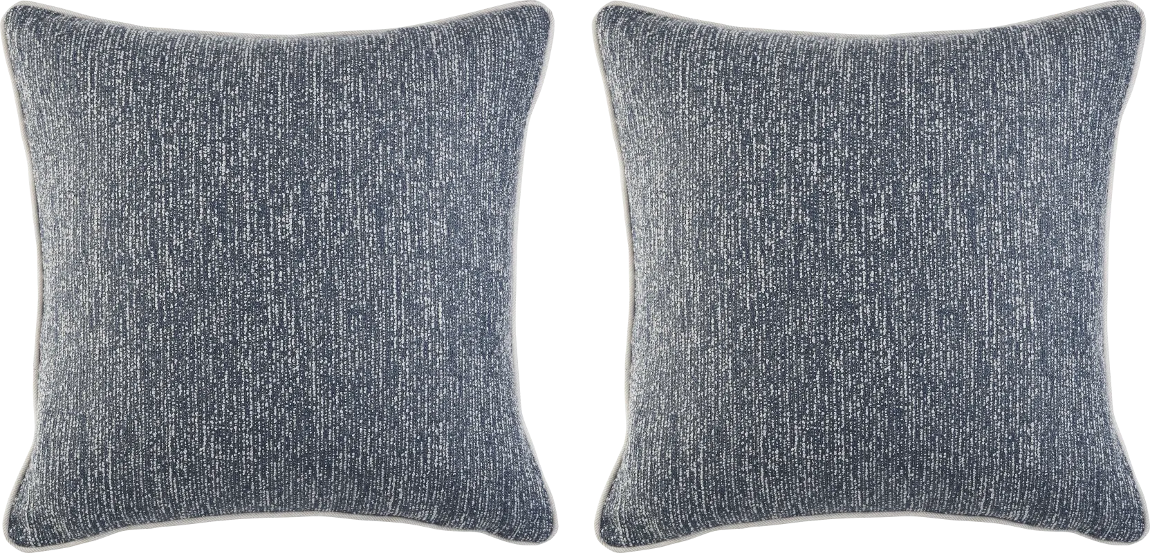Vista Slate Slate Blue Indoor/Outdoor Accent Pillow, Set of 2