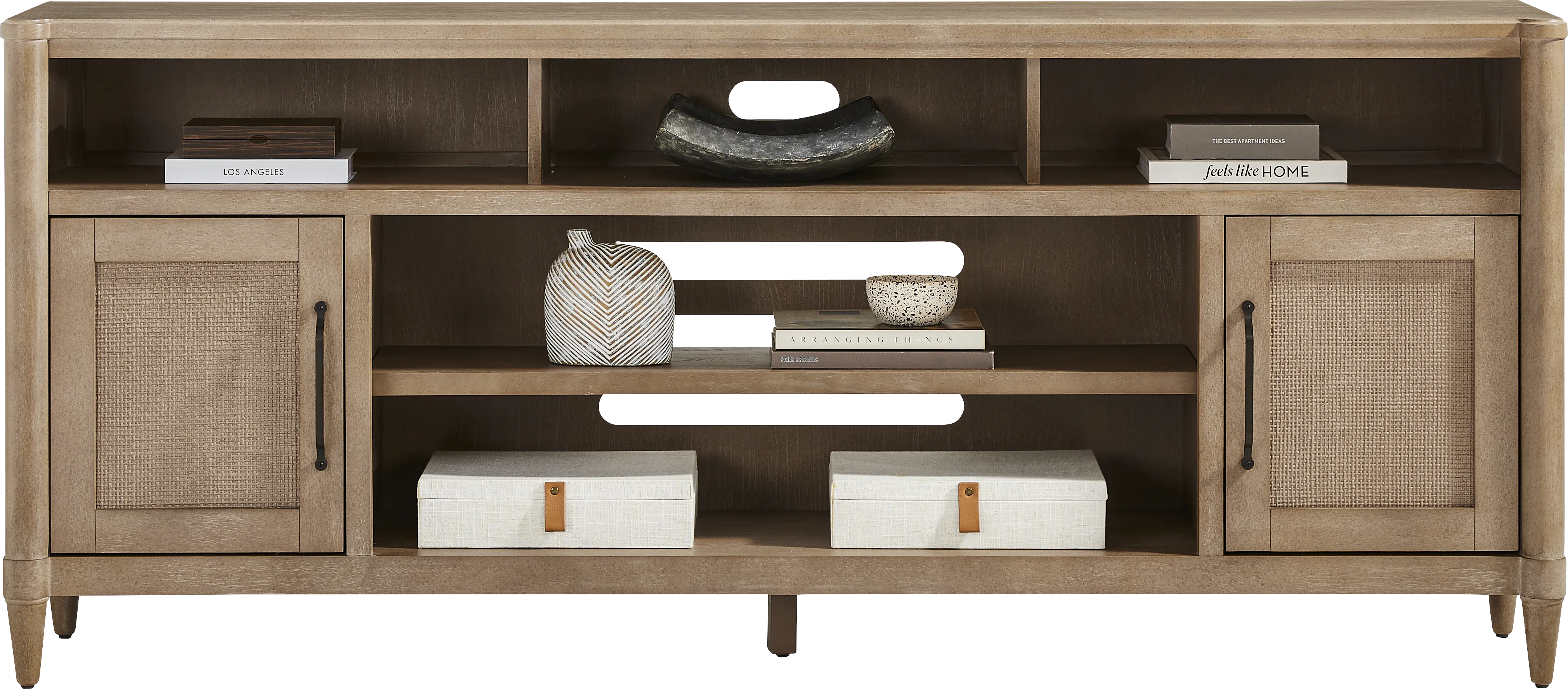 Oakwood Terrace Sand 80 in. Console - Thumbnail - Image 1