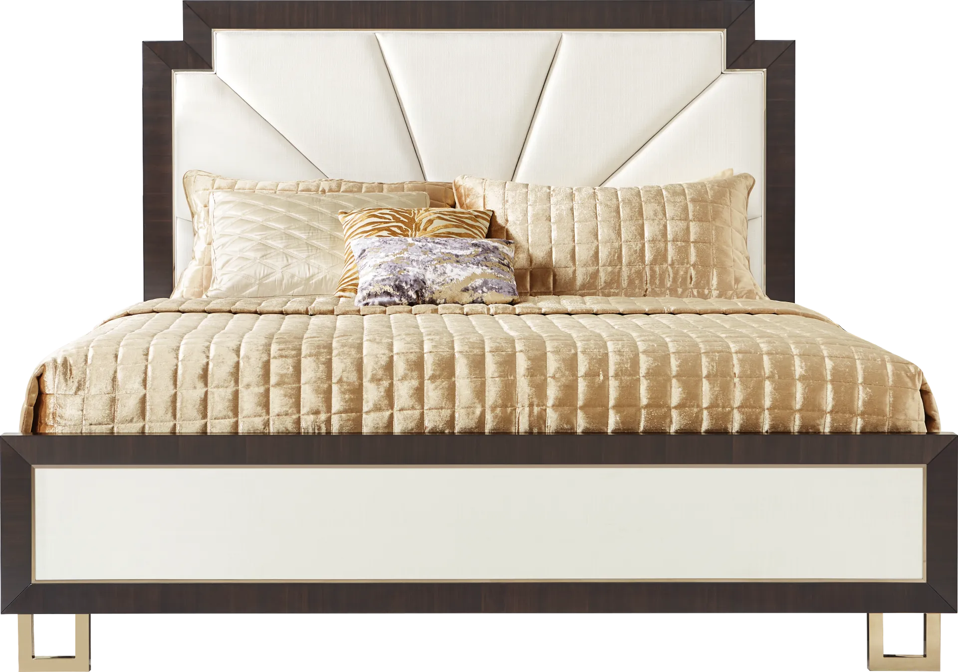 Belmont Place Espresso 3 Pc King Upholstered Bed - Image 2