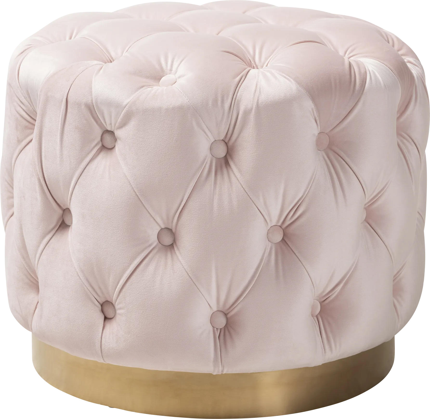 Paragony Light Pink Ottoman - Image 1