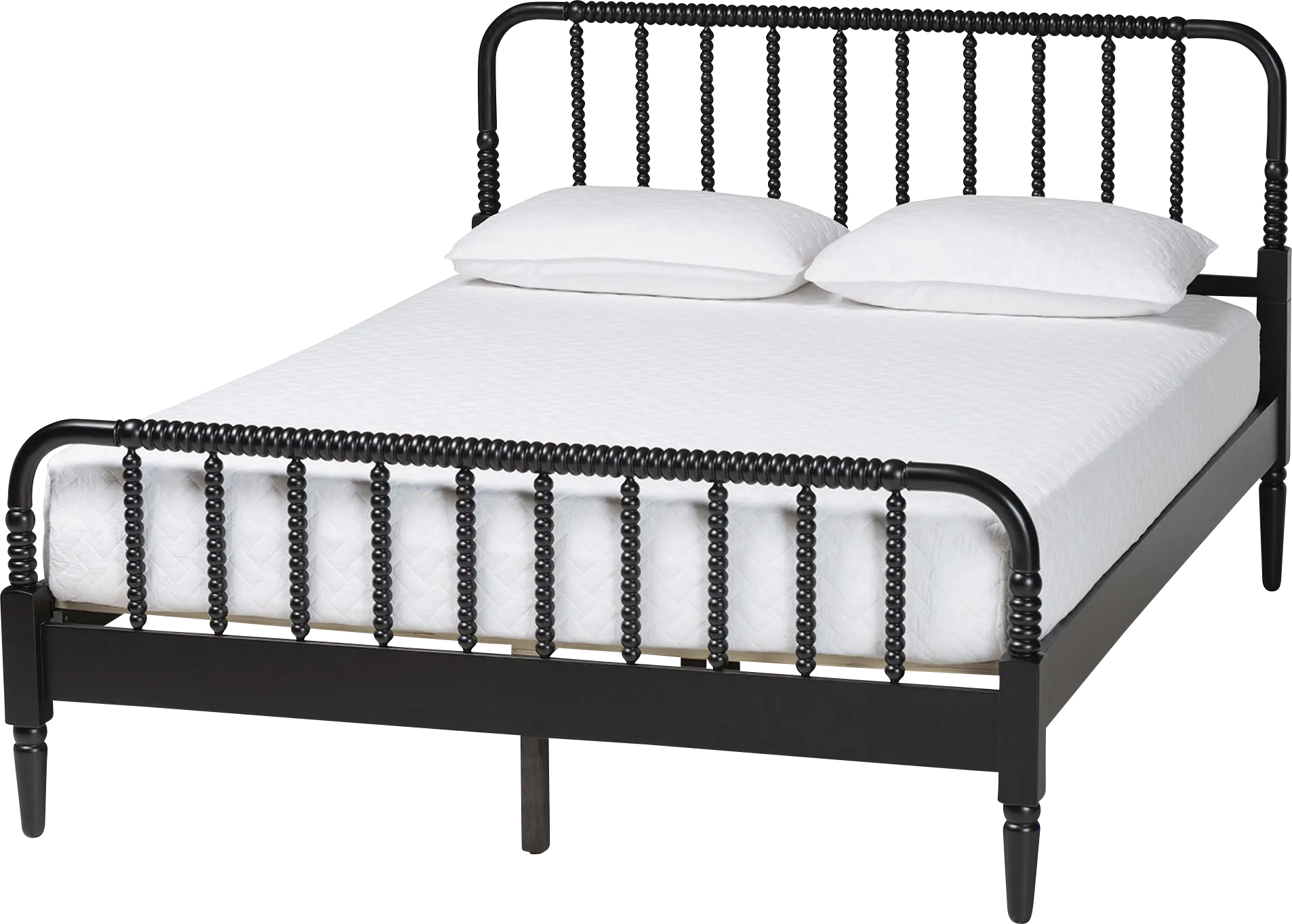 Jetexe Black Queen Bed - Image 1