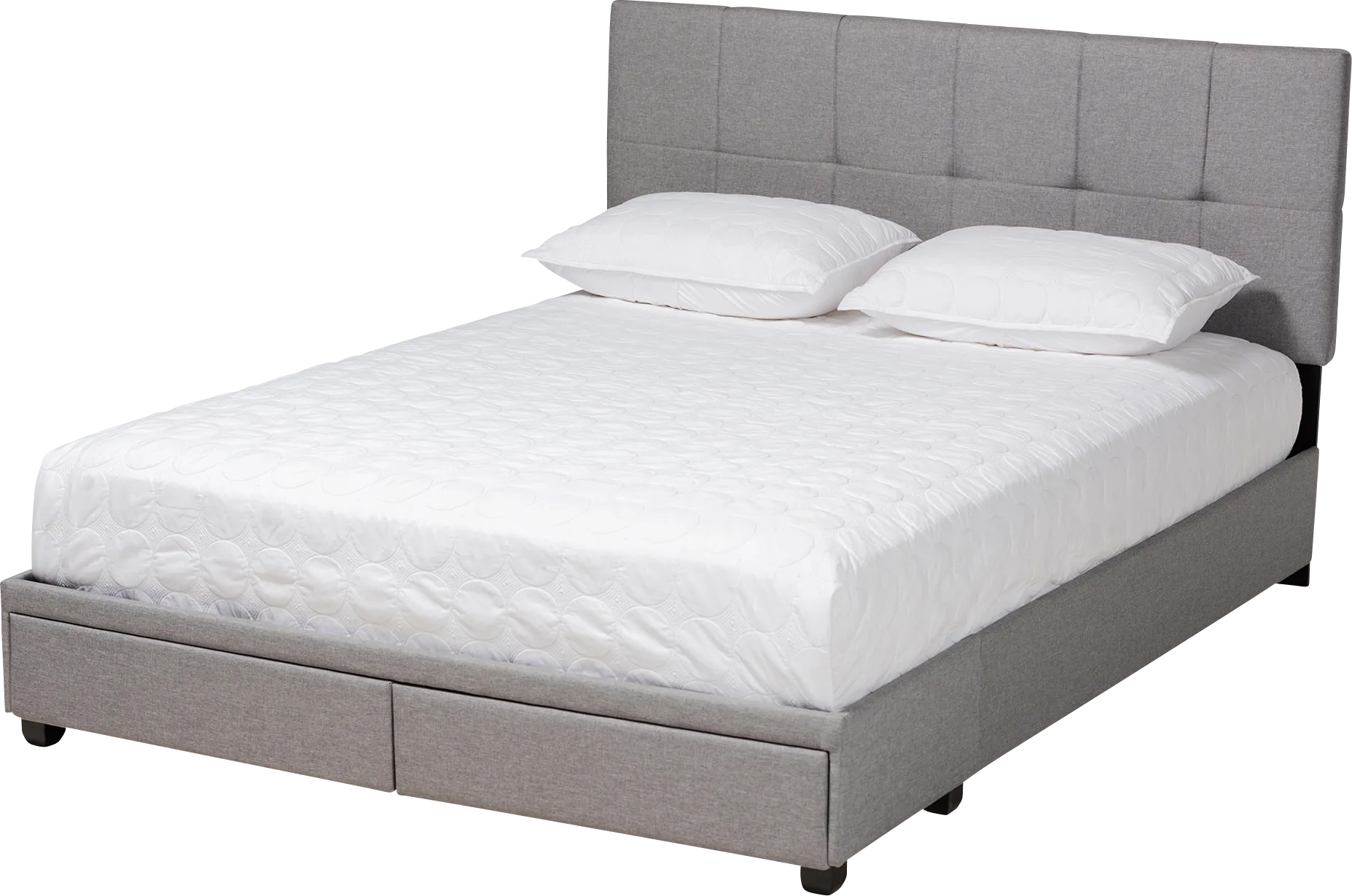 Wizarddale Light Gray Queen Storage Bed - Thumbnail - Image 1