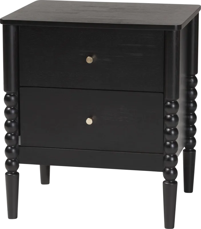 Appiation Black Nightstand