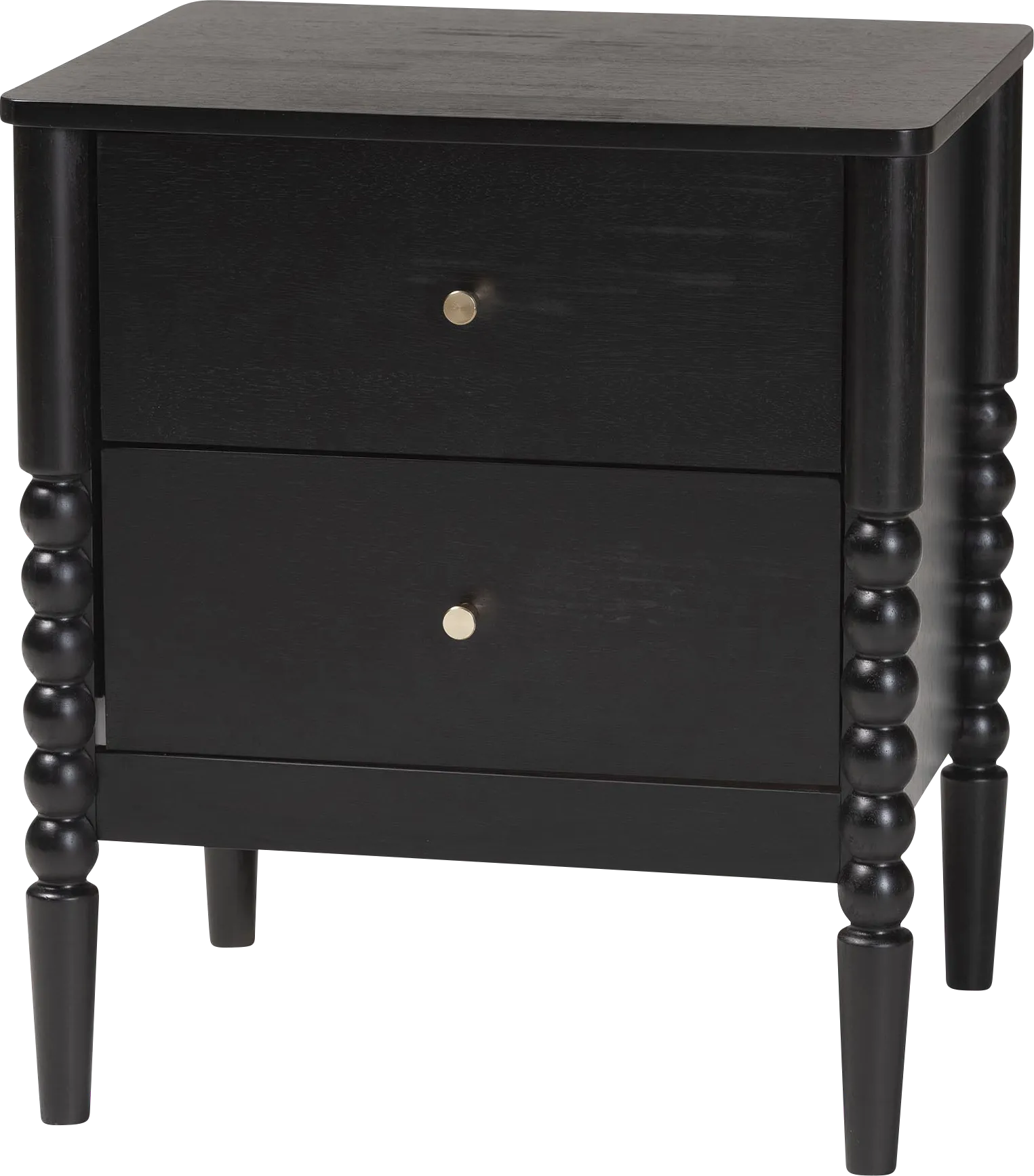 Appiation Black Nightstand - Image 1