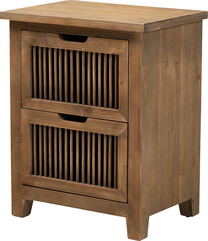 Tulipgold Brown End Table