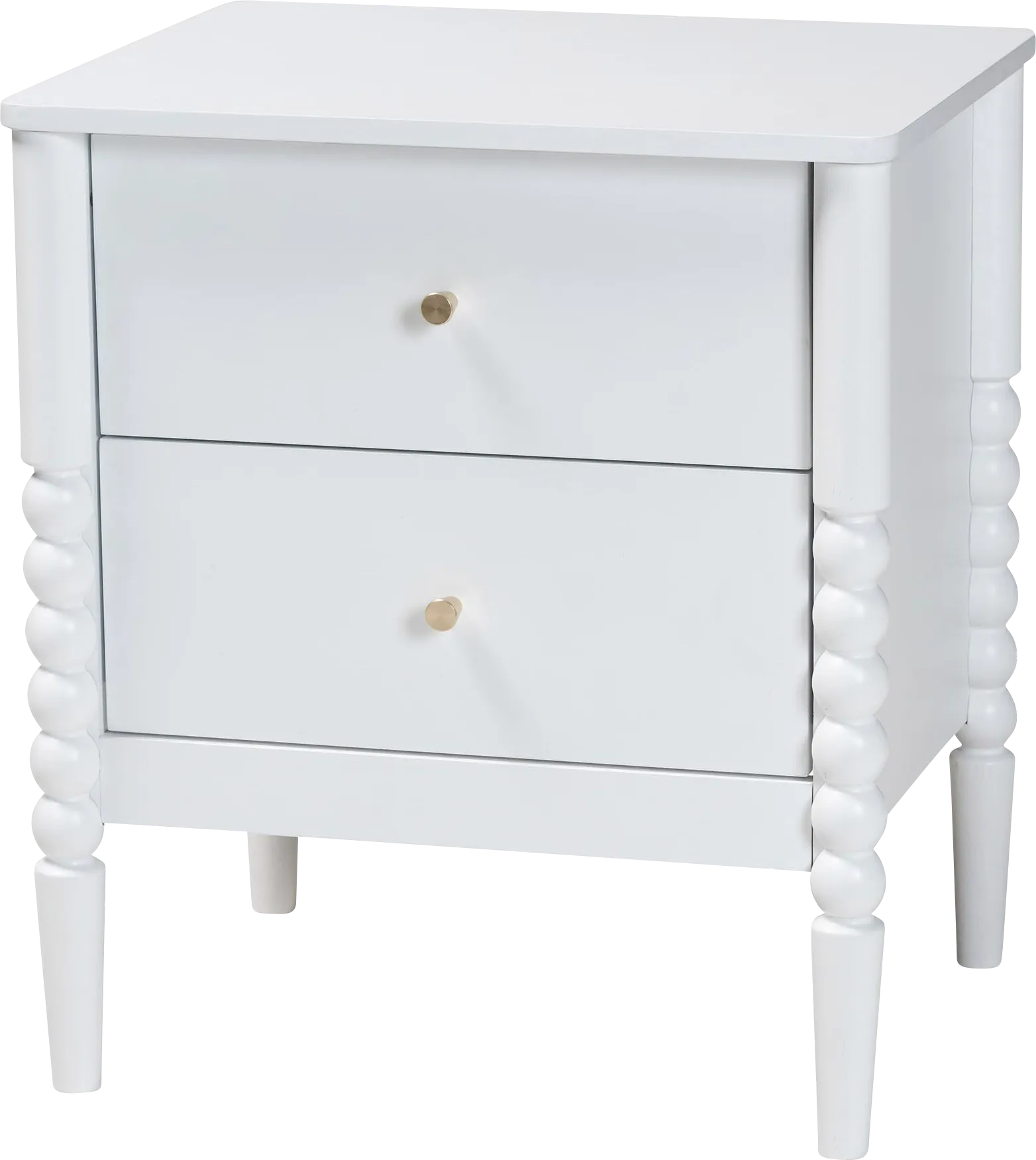 Appiation White Nightstand - Thumbnail - Image 1