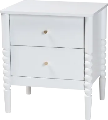 Appiation White Nightstand