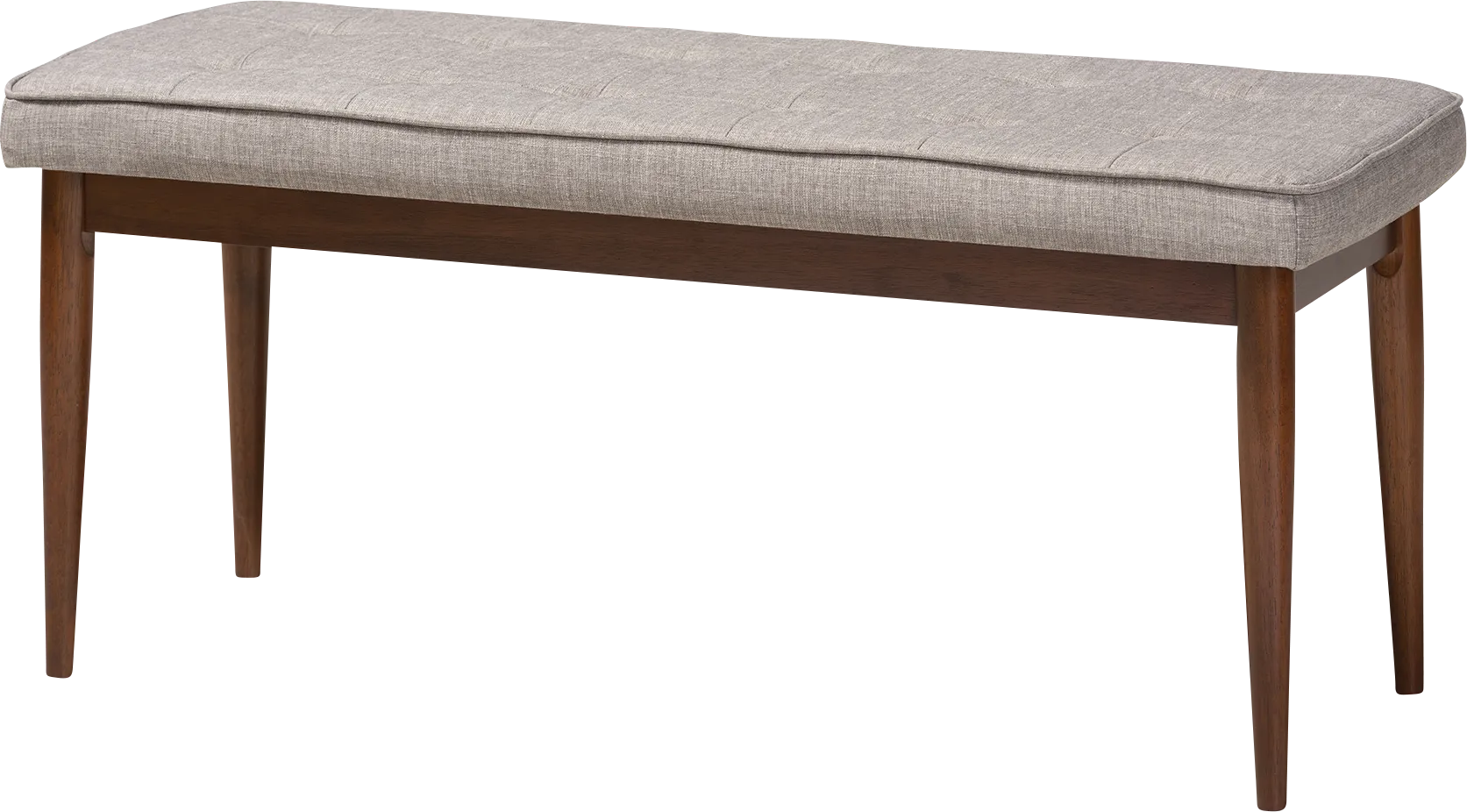Aurabank Light Gray Dining Bench - Thumbnail - Image 1