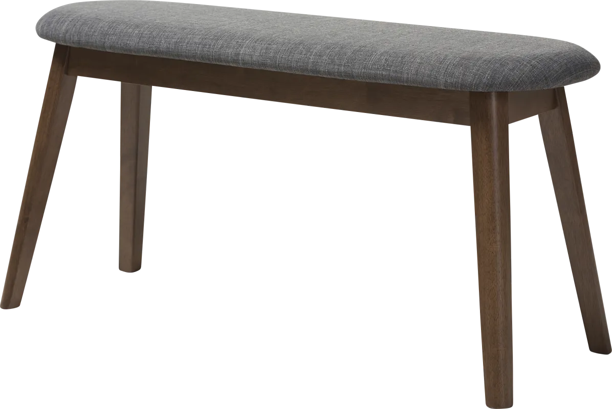 Stormbank Dark Gray Dining Bench