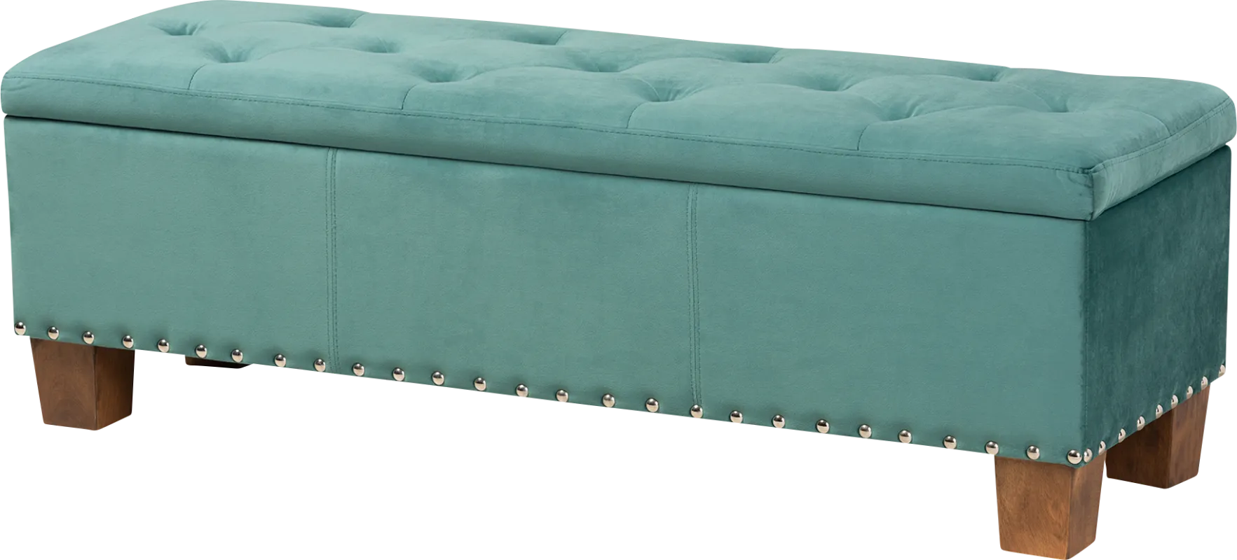 Arcanet Teal Storage Bench