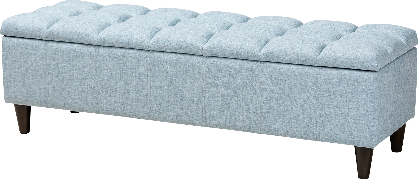 Berrycoms Light Blue Storage Bench - Image 1