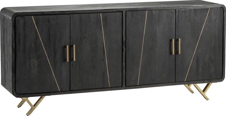 Sailfly Black Sideboard