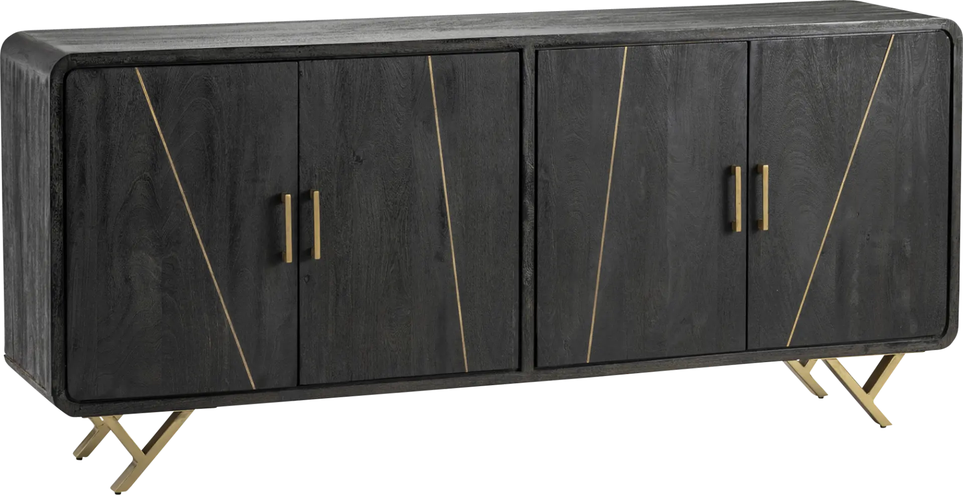 Sailfly Black Sideboard