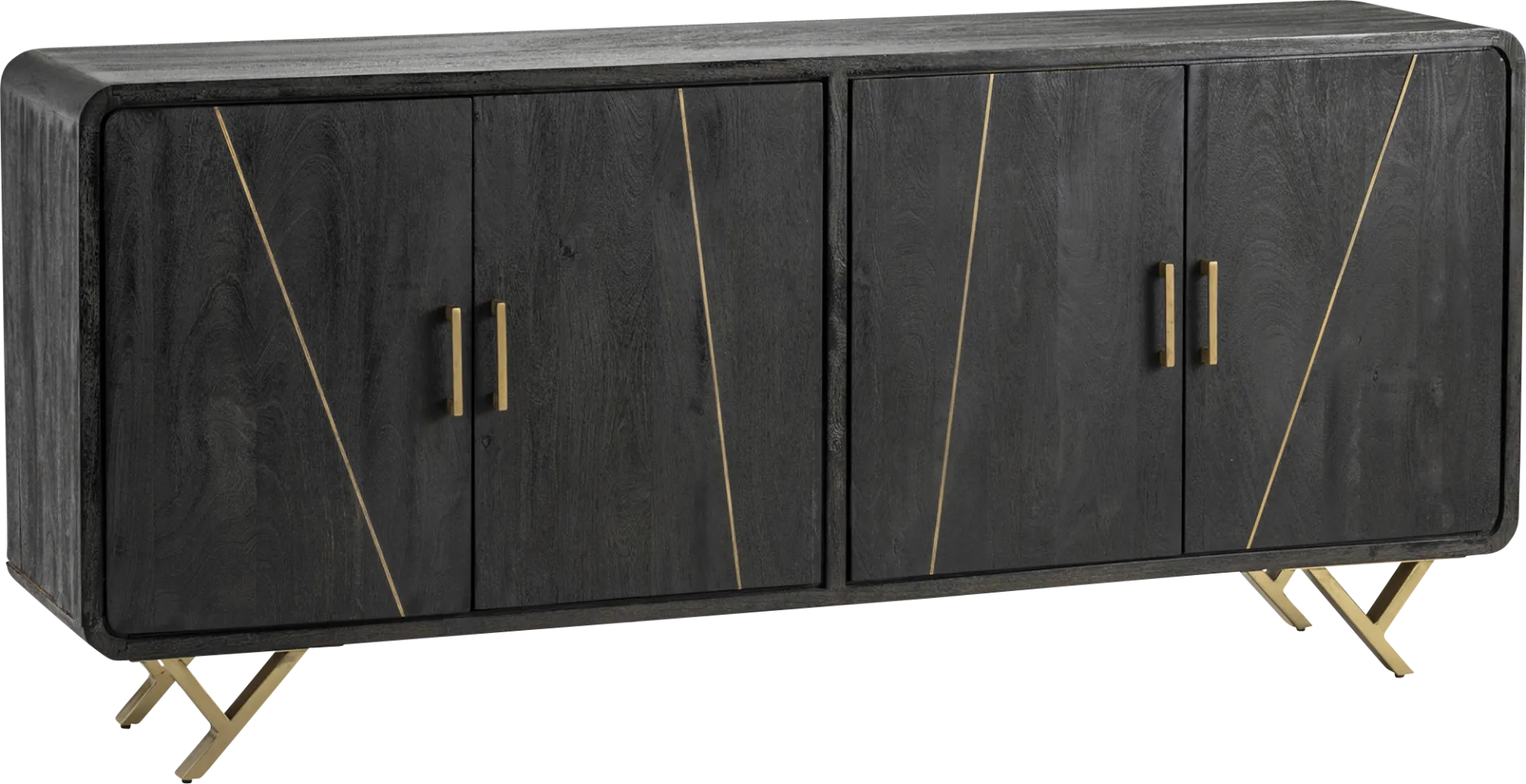 Sailfly Black Sideboard - Image 1