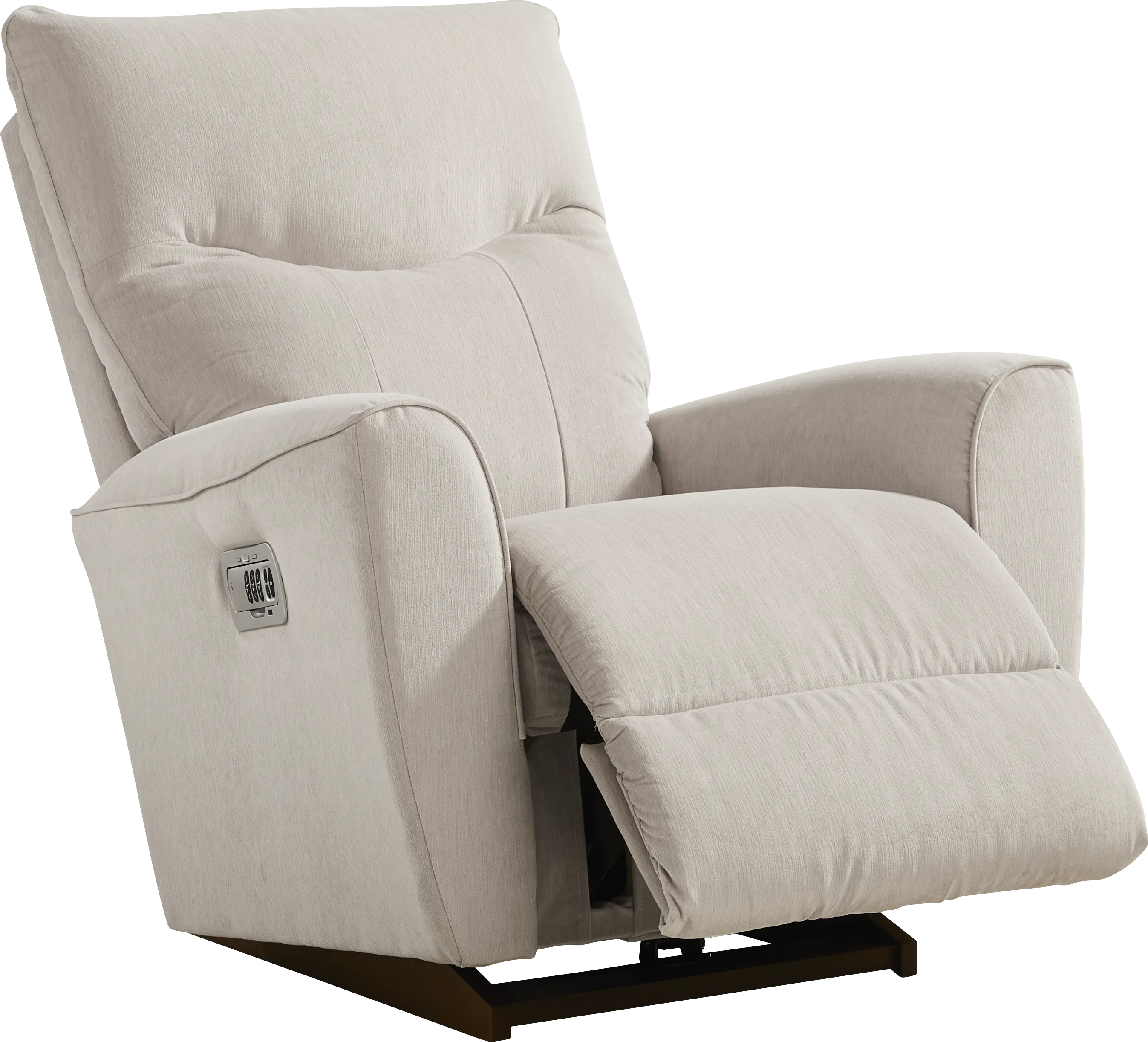 La-Z-Boy Belmont III Gray Dual Power Recliner - Thumbnail - Image 1