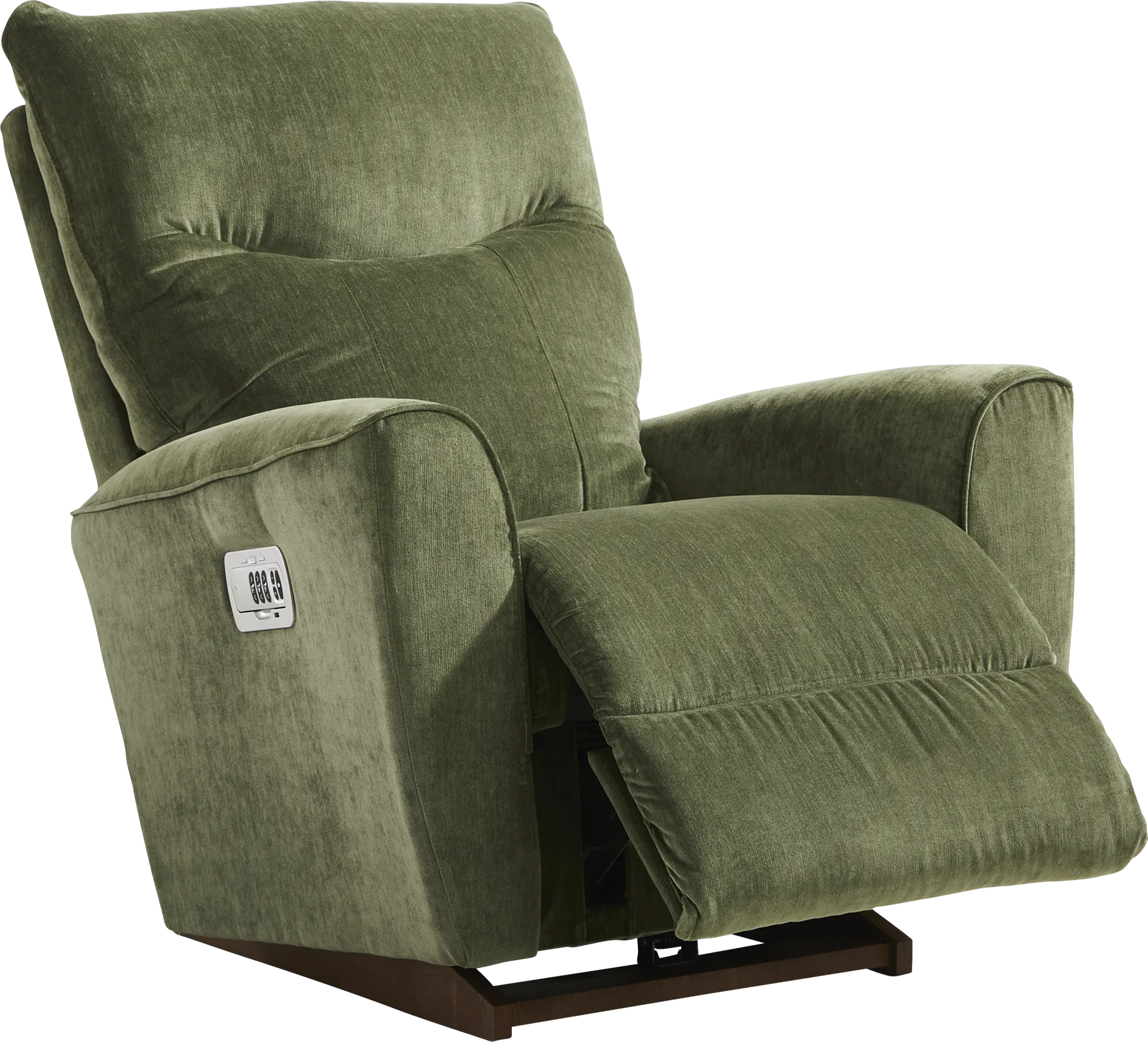 La-Z-Boy Belmont III Green Dual Power Recliner - Image 1