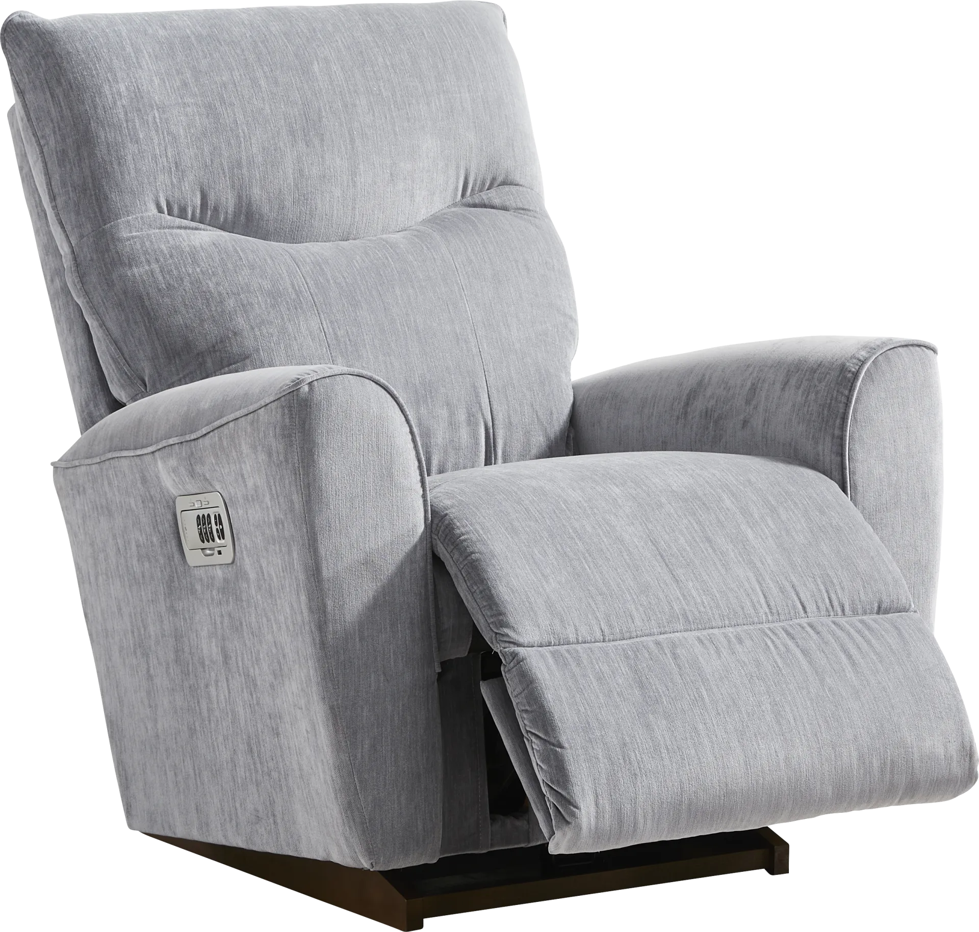 La-Z-Boy Belmont III Slate Blue Dual Power Recliner - Image 1