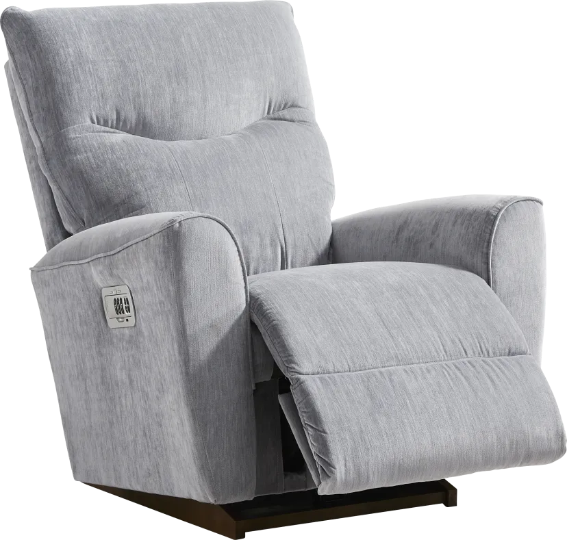 La-Z-Boy Belmont III Slate Blue Dual Power Recliner
