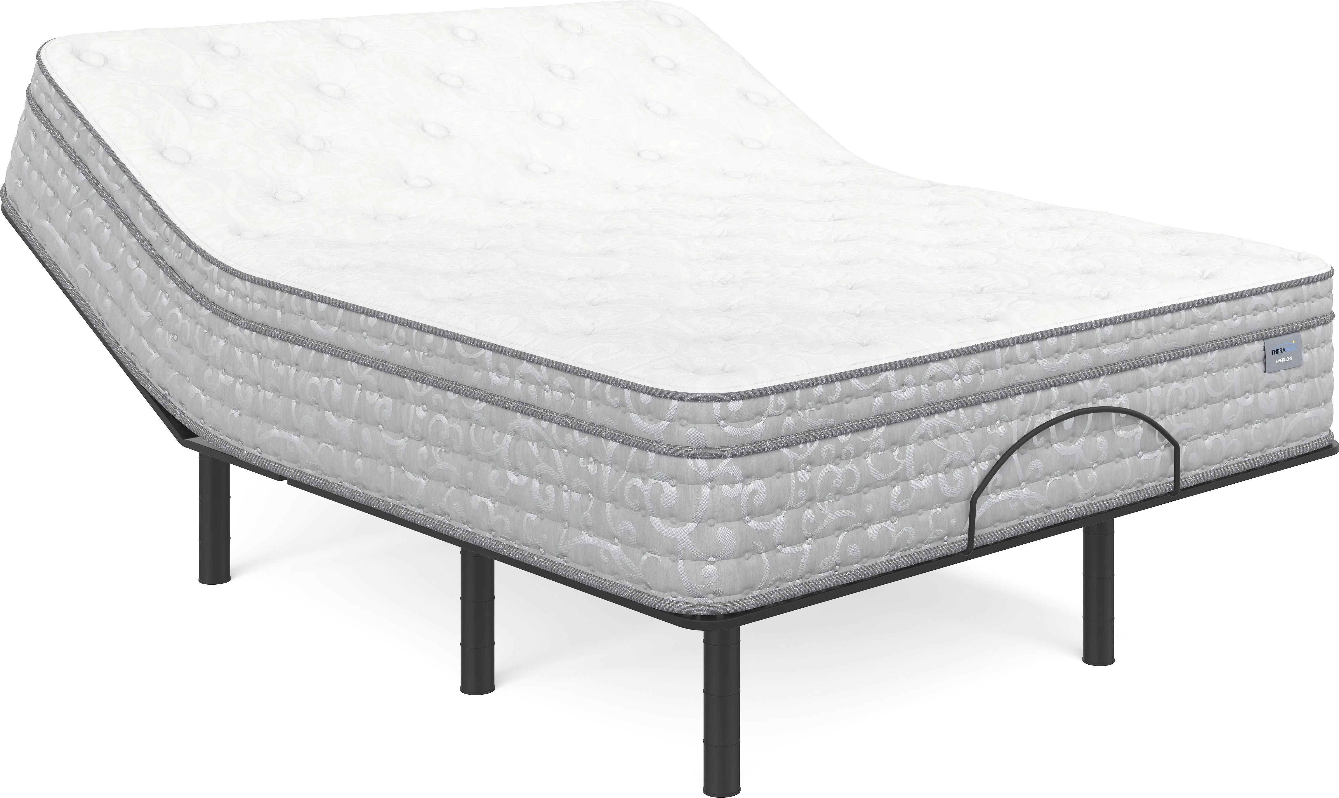 Therapedic Everdeen Queen Mattress with Head Up Only Base - Thumbnail - Image 1